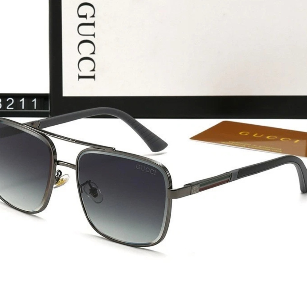 Gucci Gray Gradient Sunglasses